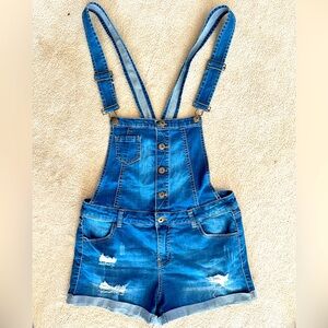 Wax Jean short coveralls